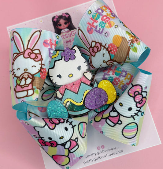 Easter Kitty Boutique Bow